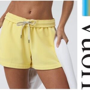 Vuori Sedona Yellow Women's Athletic Shorts
